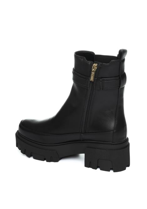 Black leather boot GUESS | FL8YEA ELE10YELMA-BLACK